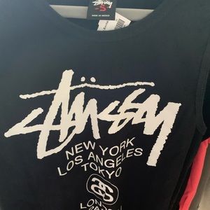 Brand new small classic stussy tank top